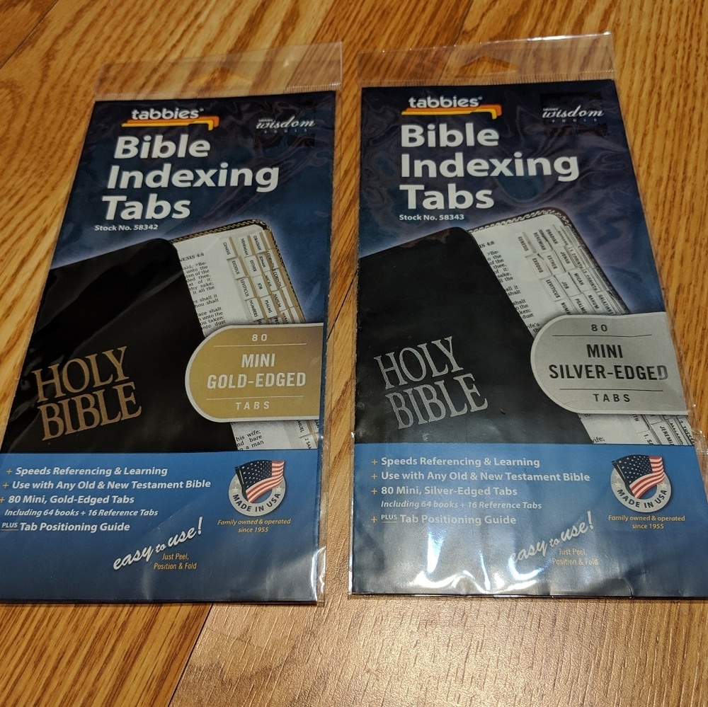 Bible Tabs!! (Pack of 2)